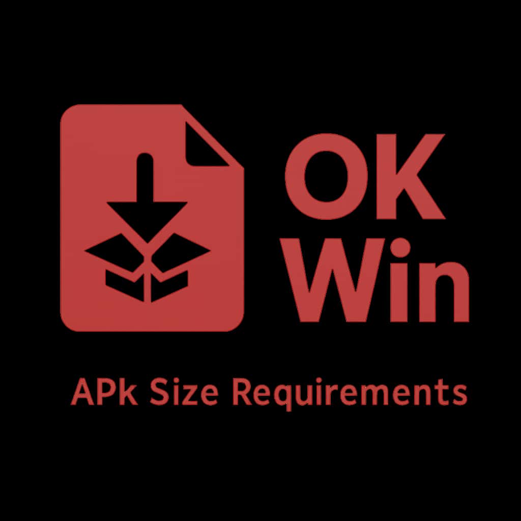Thumbnail representing the concept of OK Win APK size