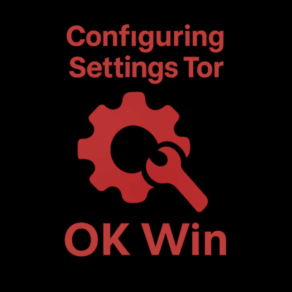 Icon representing configuration settings for OK Win.