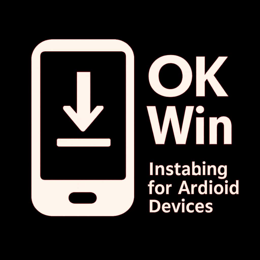 Icon for guidance on installing OK Win for Android devices.