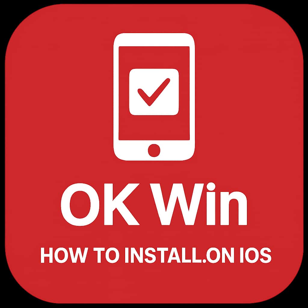 Icon representing the guide for installing OK Win on iOS.