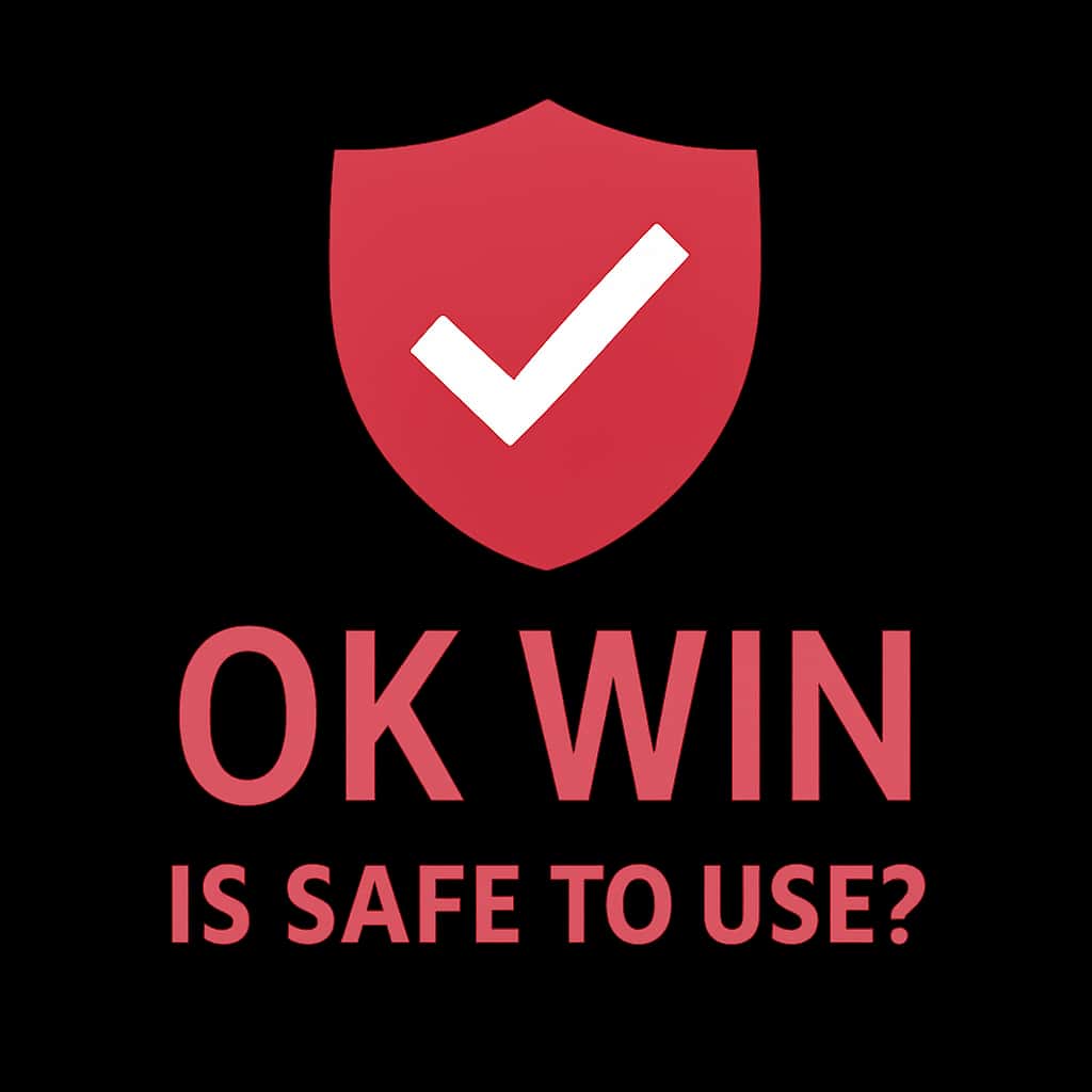 Icon representing the safety of using OK Win.