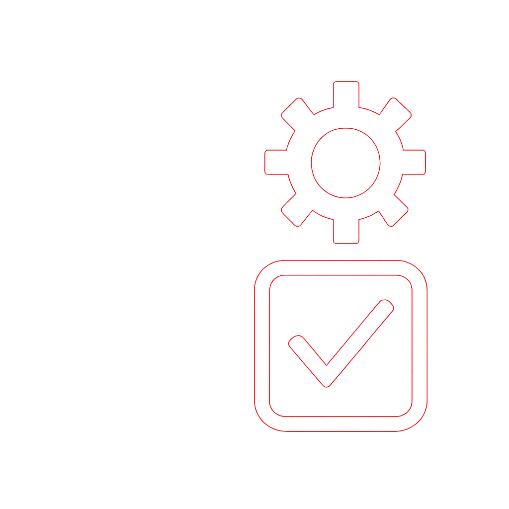 Icon representing configuration settings for OK Win.