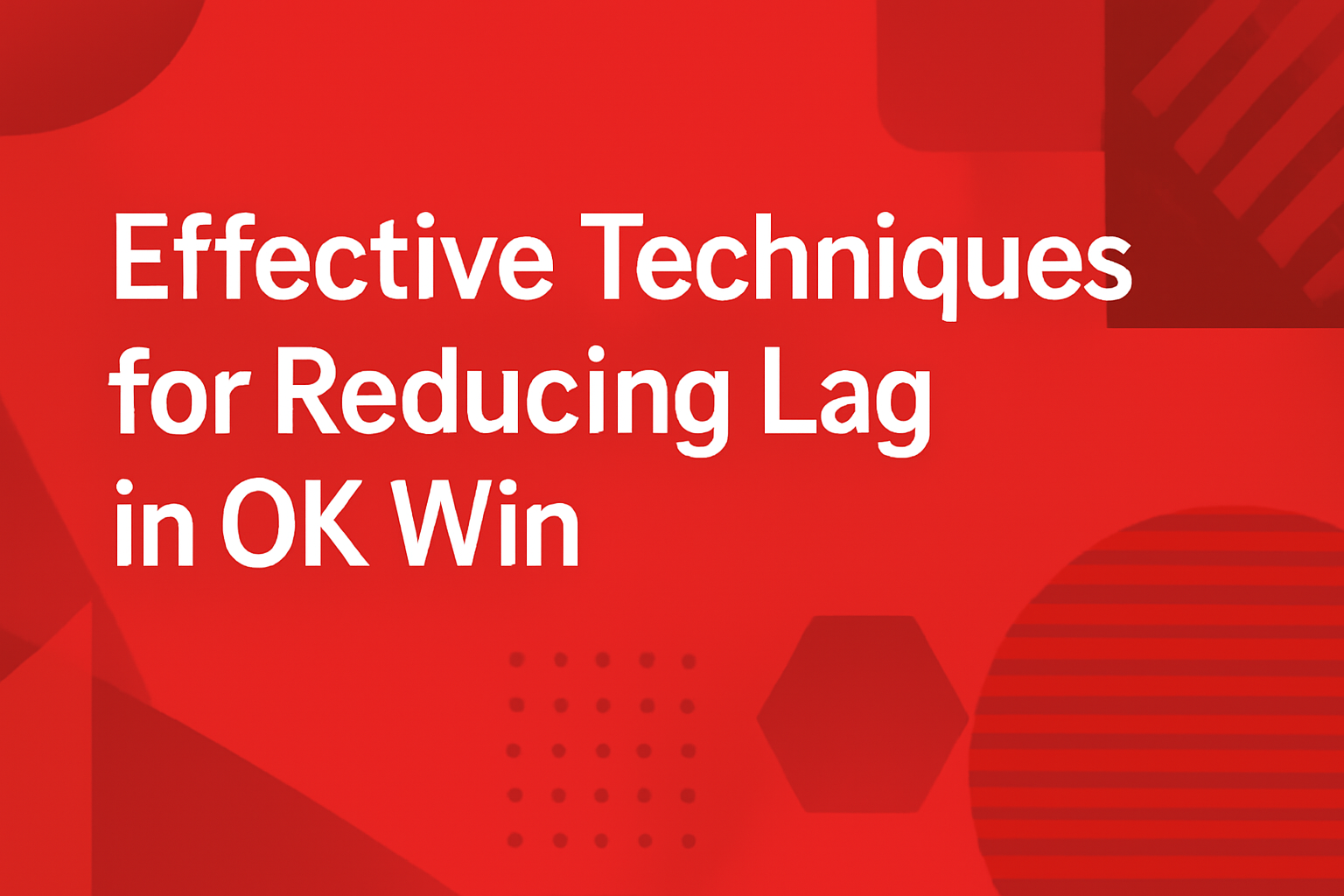 Informational graphic representing the configuration settings for OK Win.