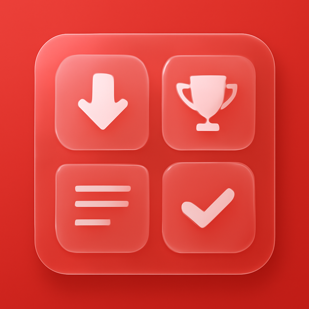 Illustration showing the steps to install OK Win on iOS.