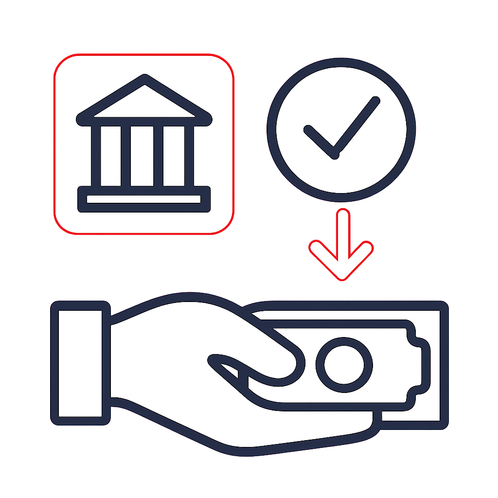 Icon representing the safety of using OK Win.